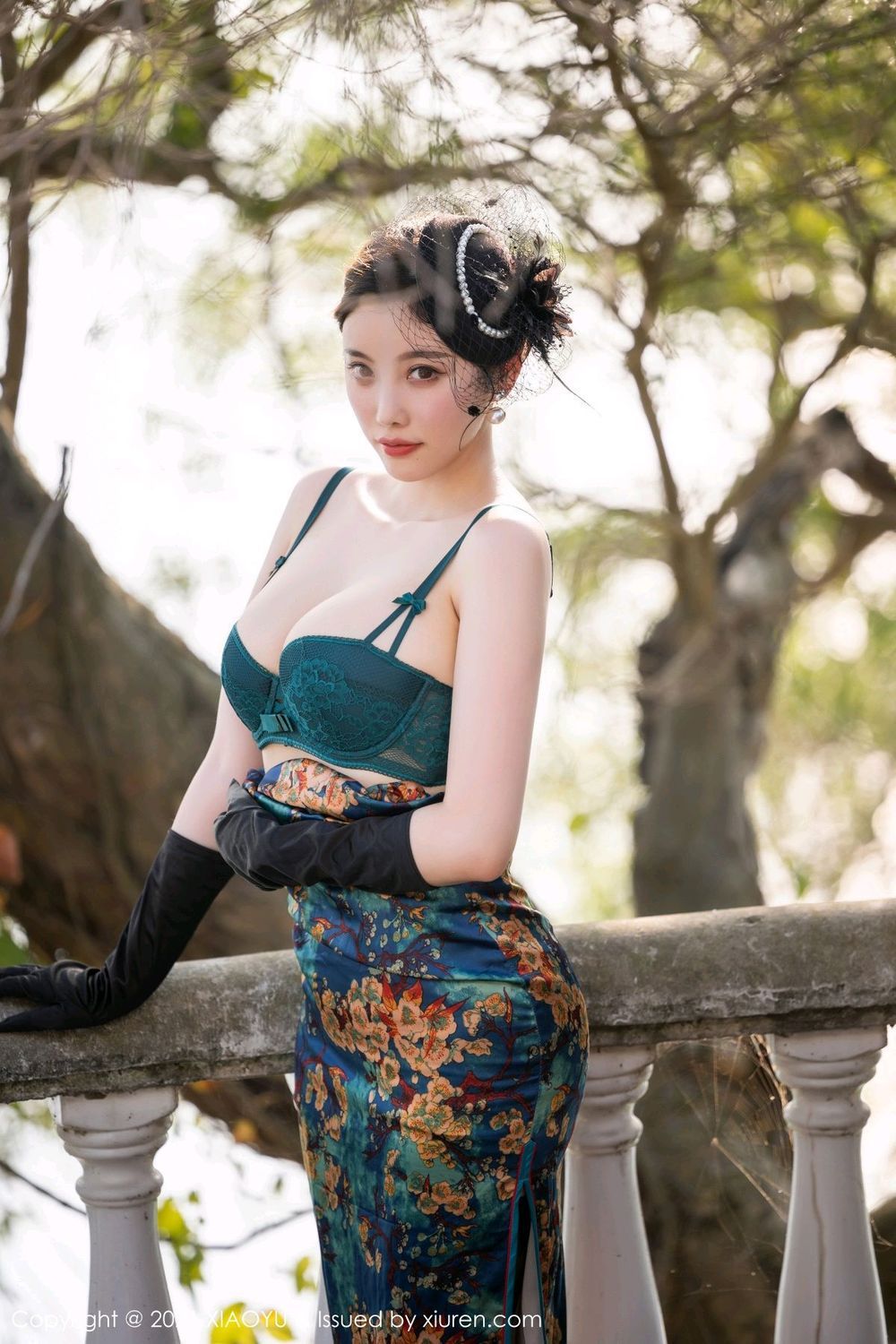 性感女神杨晨晨Yome - 旗袍黑丝广西心愿旅拍