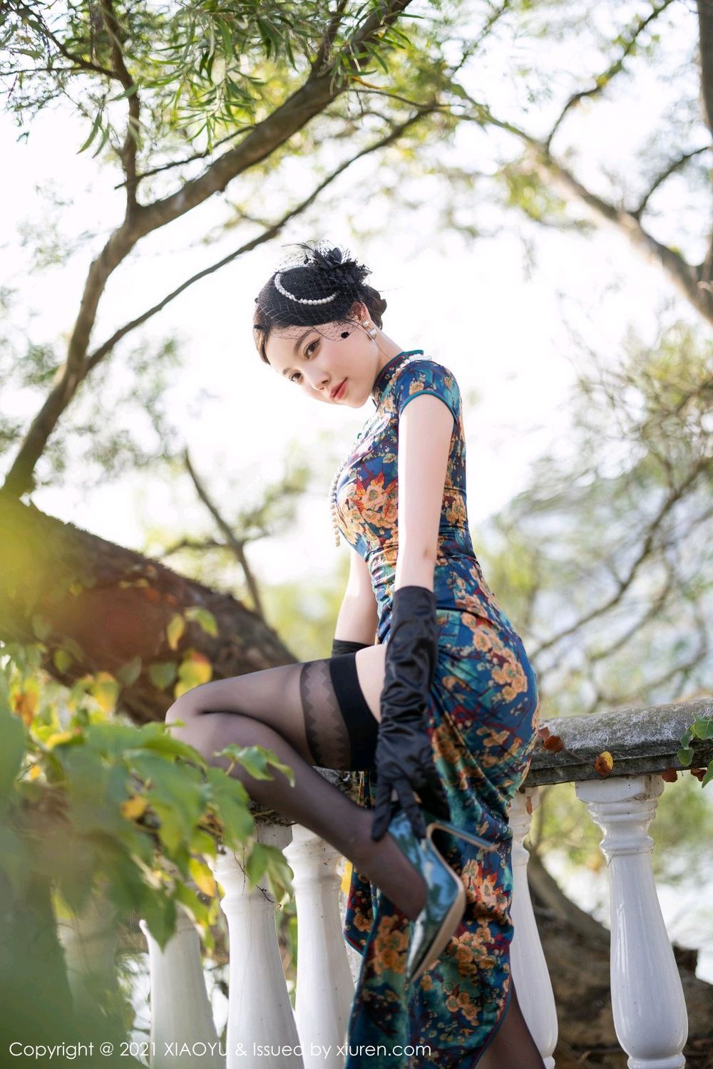 性感女神杨晨晨Yome - 旗袍黑丝广西心愿旅拍
