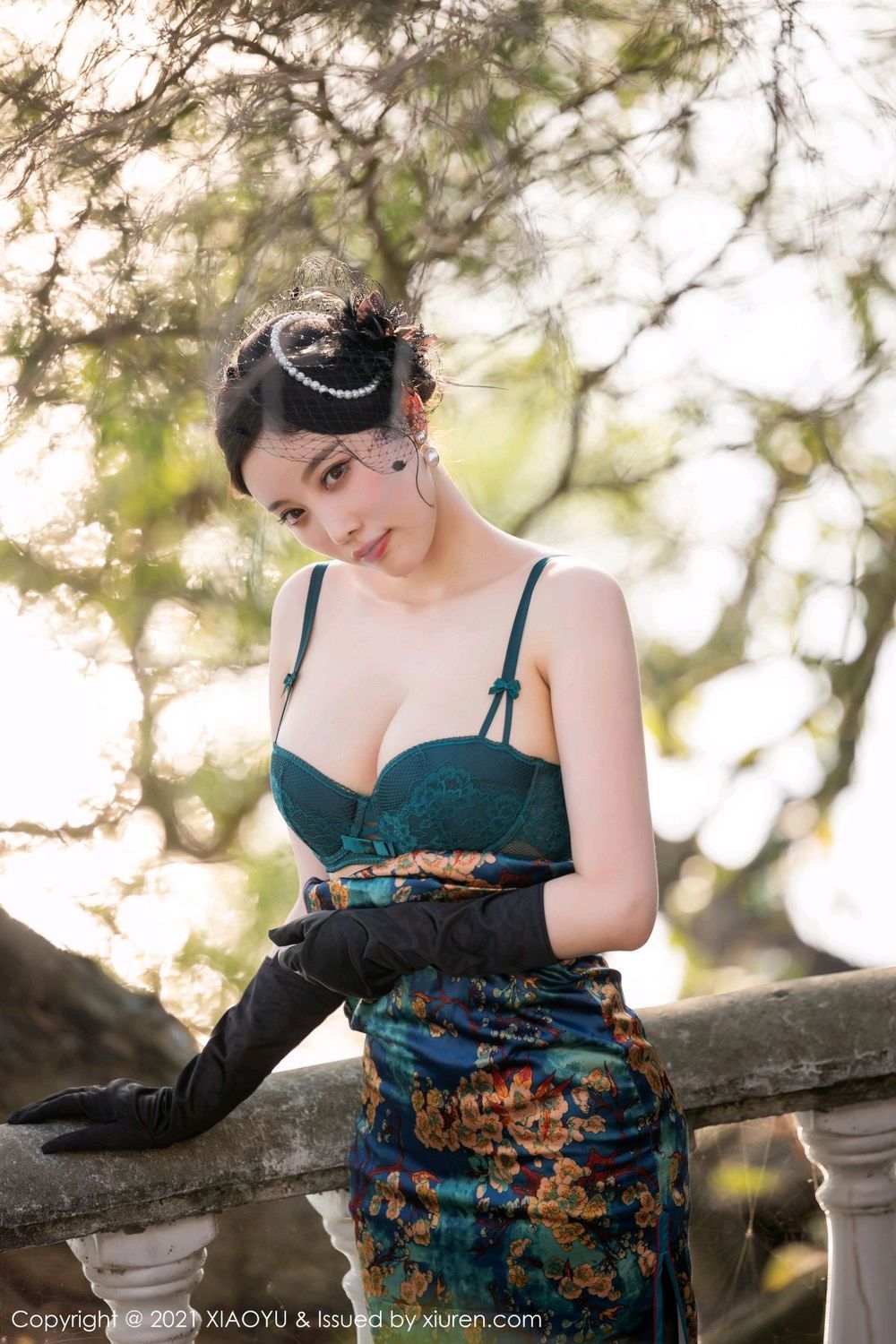 性感女神杨晨晨Yome - 旗袍黑丝广西心愿旅拍