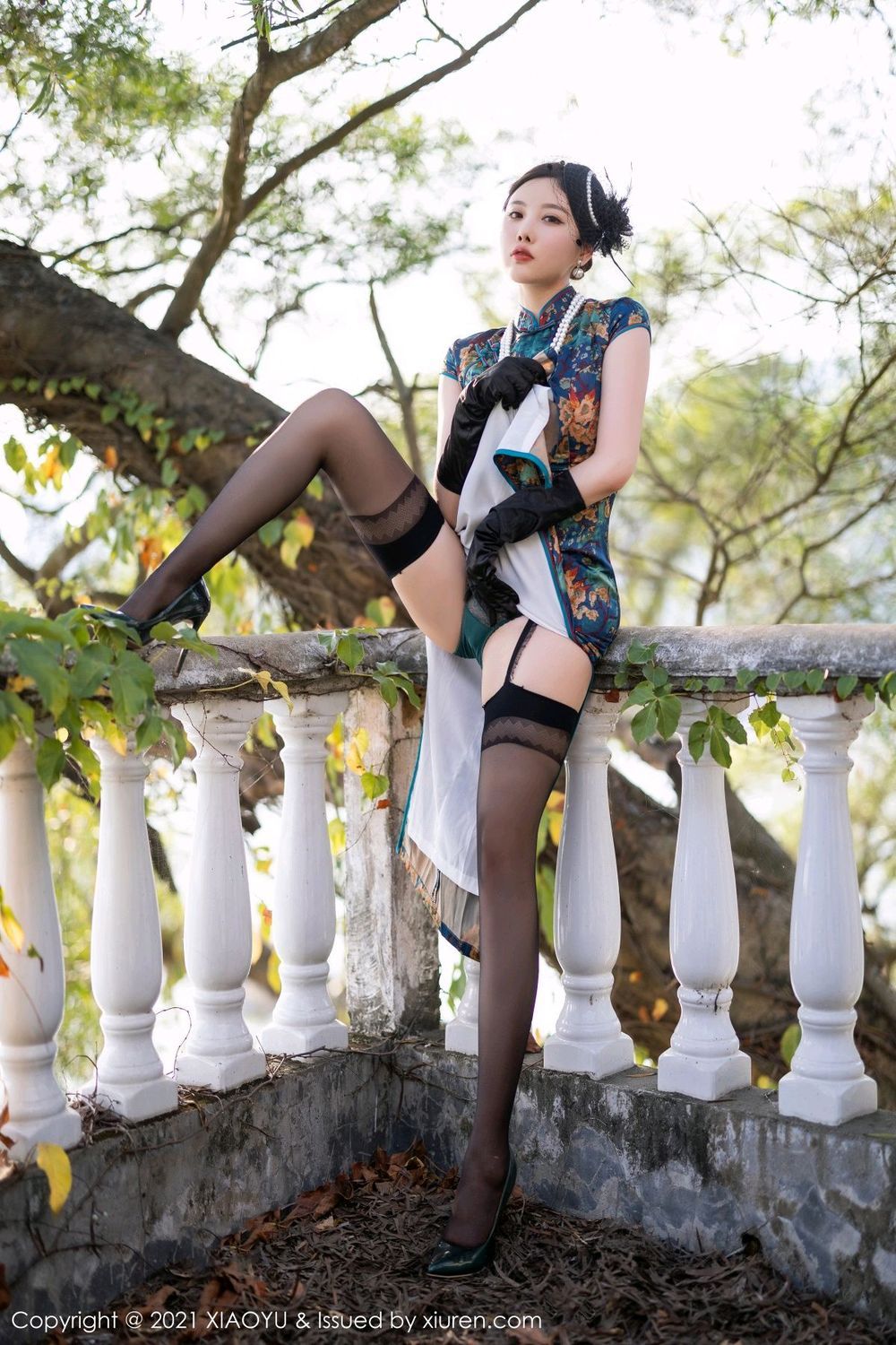 性感女神杨晨晨Yome - 旗袍黑丝广西心愿旅拍