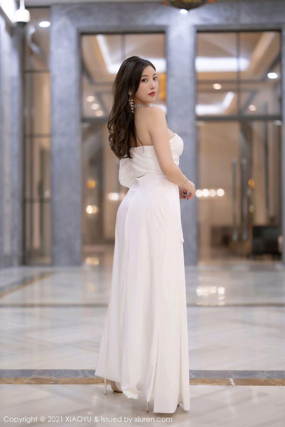 性感女神杨晨晨Yome - 白丝美腿+长裙系列广西旅拍