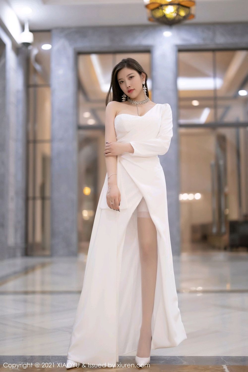 性感女神杨晨晨Yome - 白丝美腿+长裙系列广西旅拍