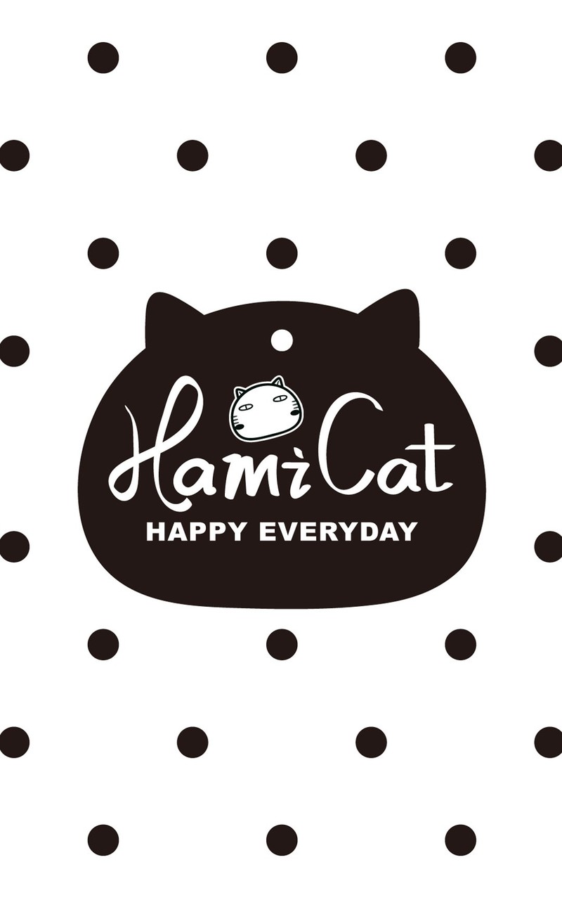 Hamicat哈咪猫黑白风格系列卡通图片壁纸