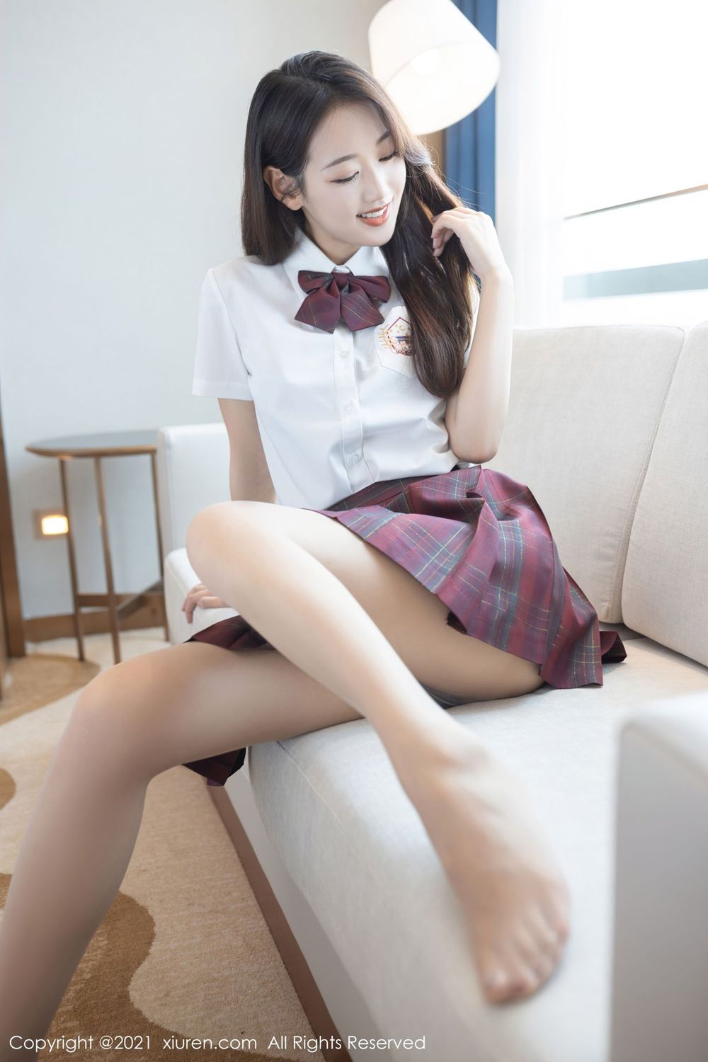 美女模特唐安琪 - JK制服+丝袜系列性感写真