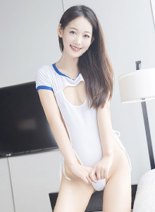 [XiuRen秀人网] 美女模特唐安琪 - 白色筒袜+死库水风格写真 No.3877