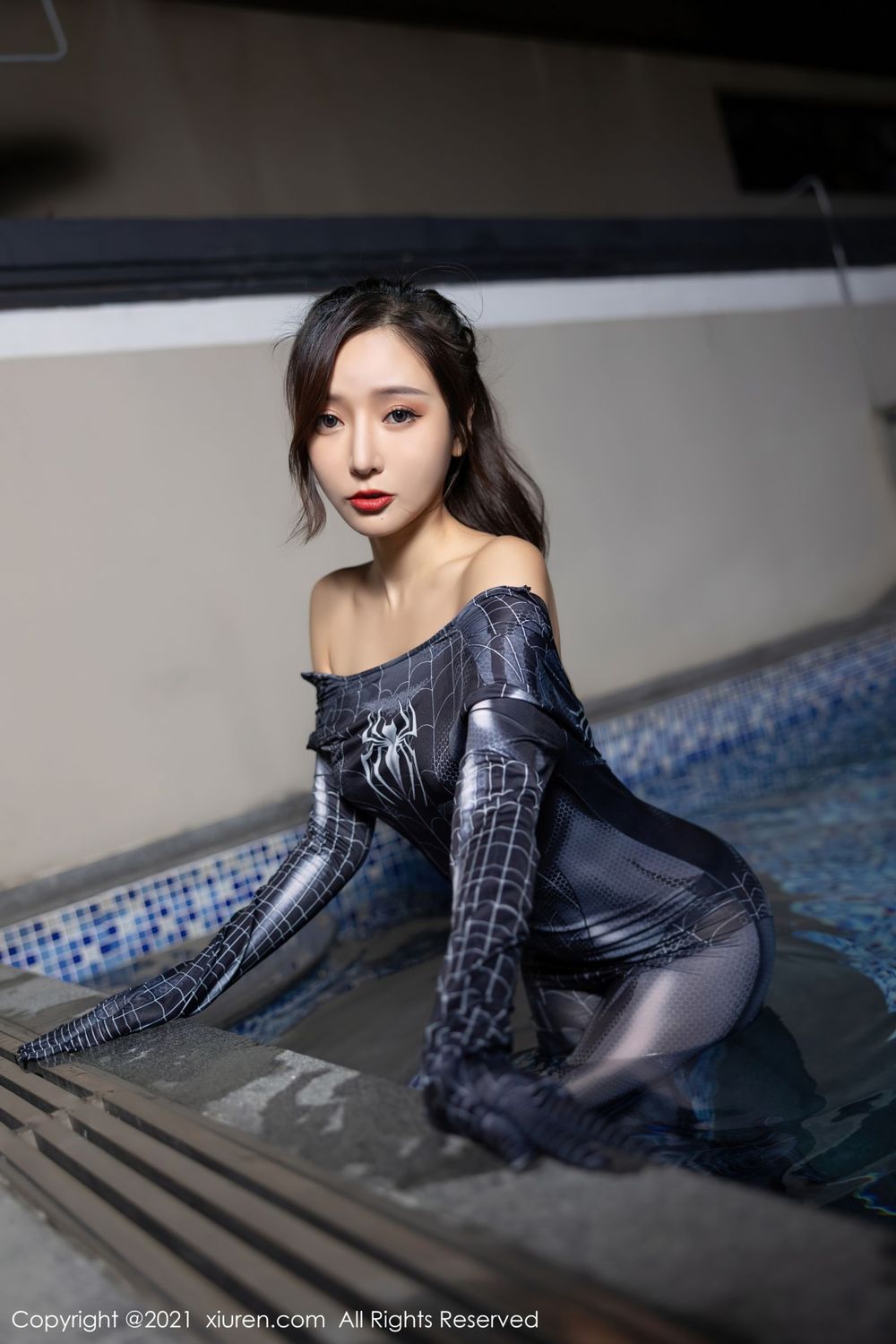 性感女神王馨瑶yanni - 蜘蛛侠+泳池系列写真