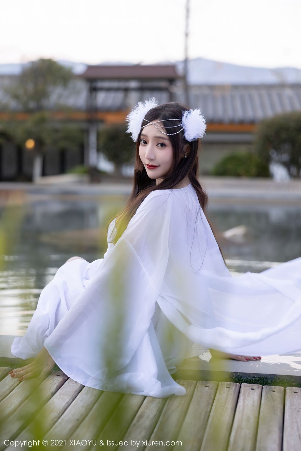 性感女神王馨瑶yanni - 白纱古装+湿身系列云南旅拍