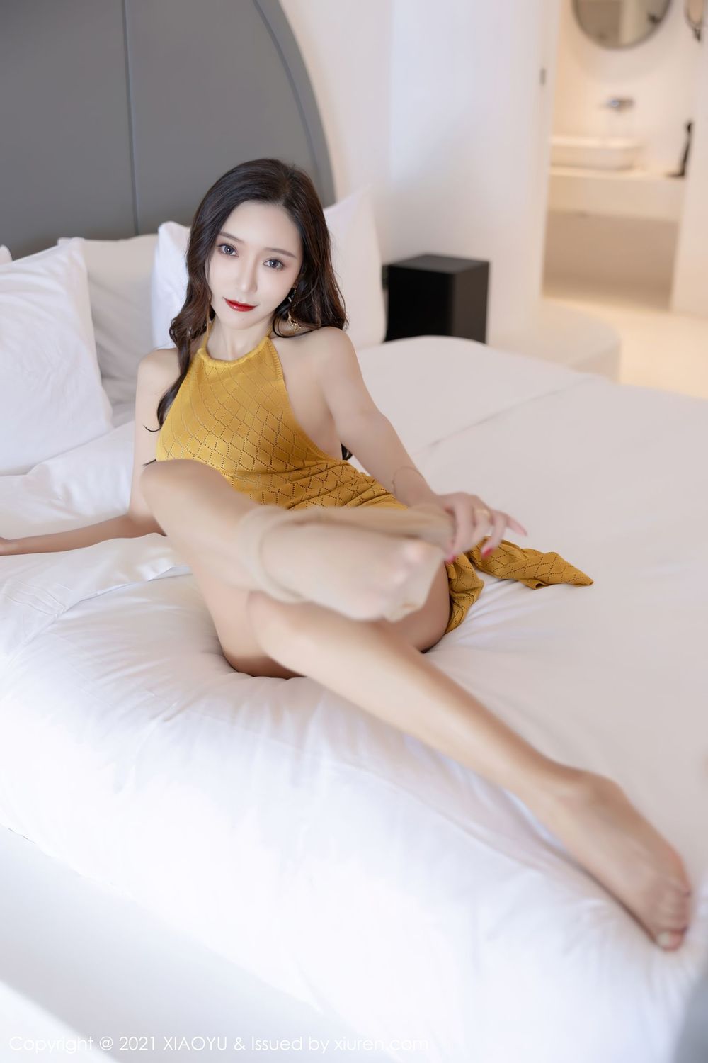 性感女神王馨瑶yanni - 露背长裙撩人系列云南旅拍