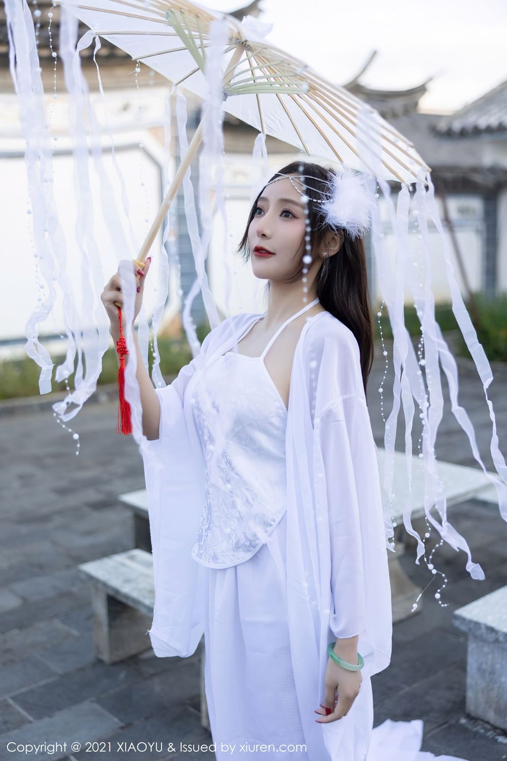 性感女神王馨瑶yanni - 白纱古装+湿身系列云南旅拍