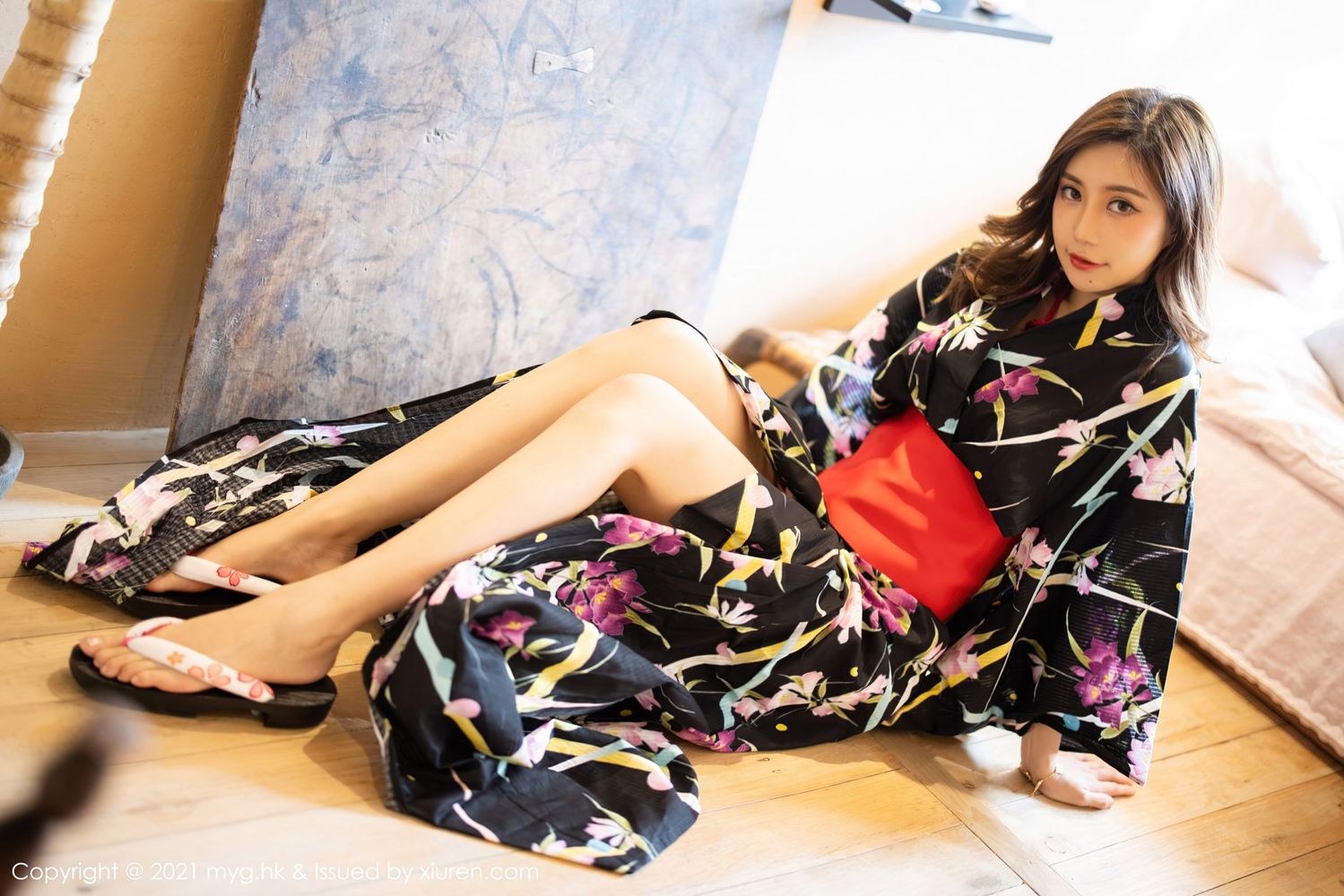 性感女神绮里嘉ula - 和服+红绳系列长三角旅拍