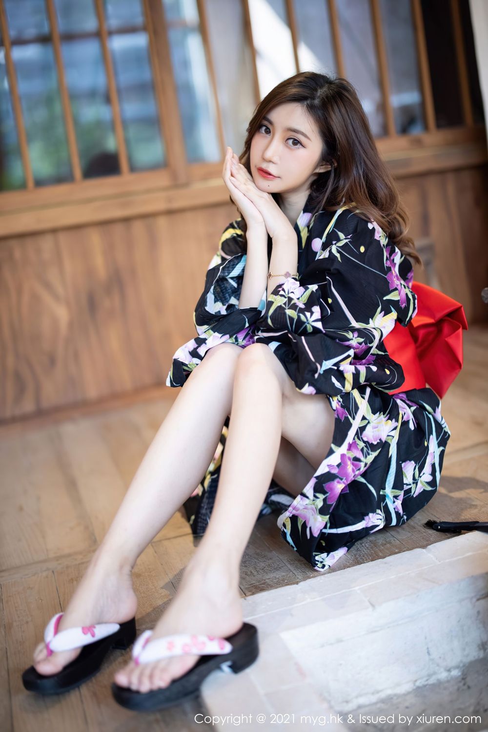 性感女神绮里嘉ula - 和服+红绳系列长三角旅拍