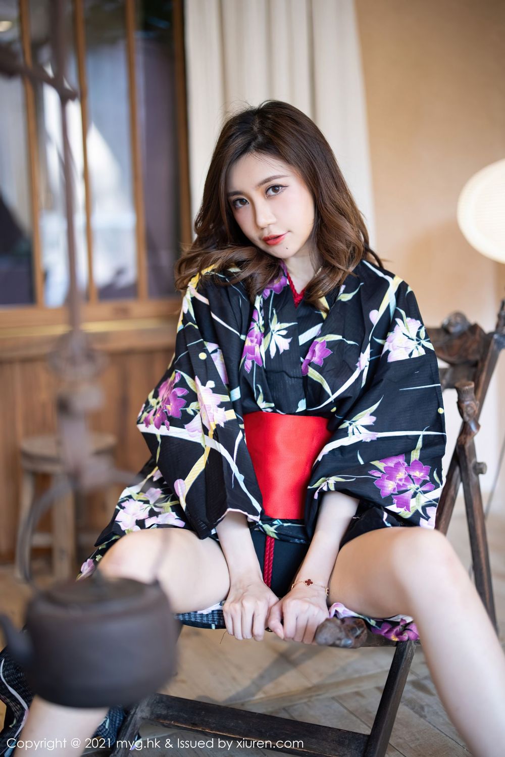 性感女神绮里嘉ula - 和服+红绳系列长三角旅拍