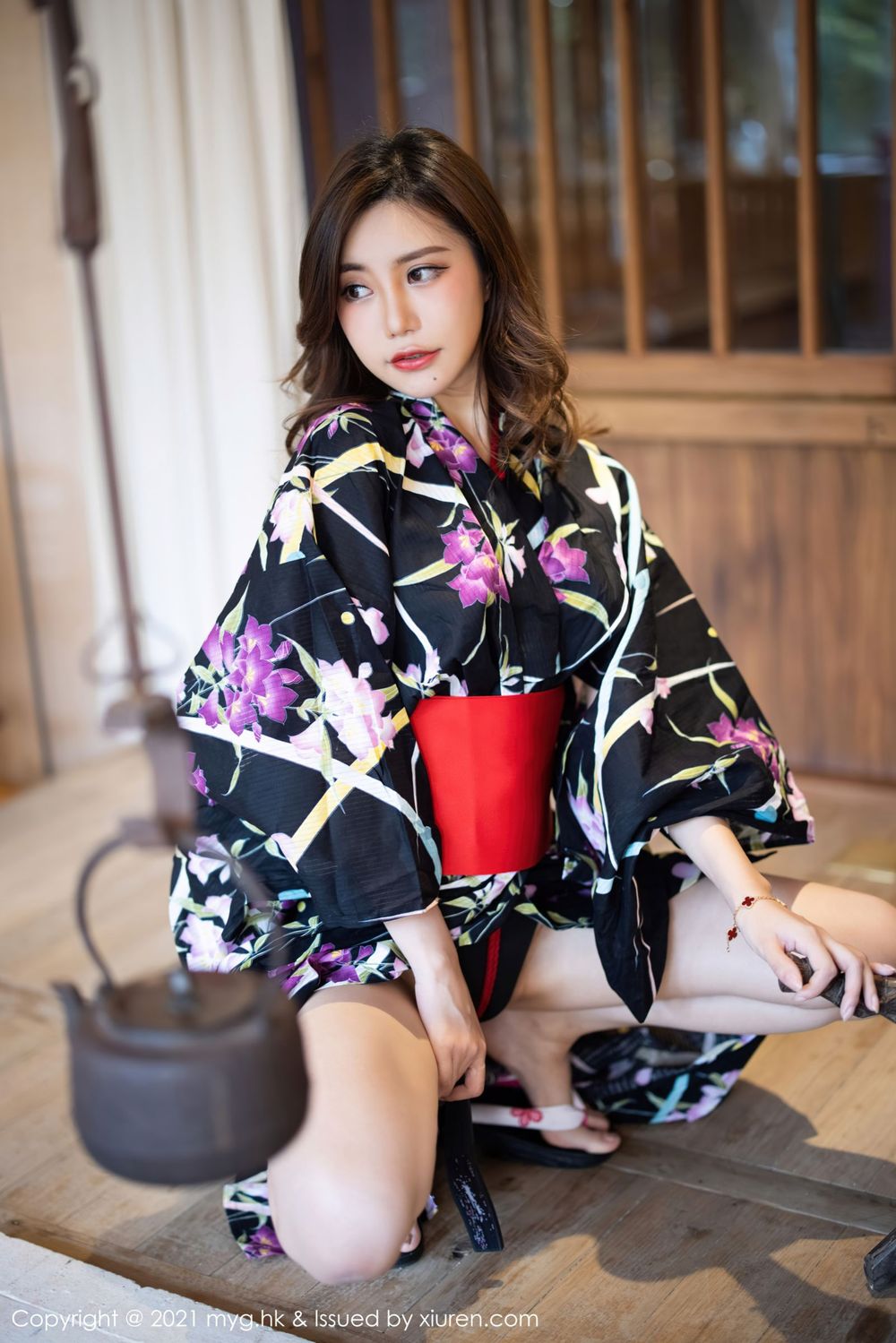 性感女神绮里嘉ula - 和服+红绳系列长三角旅拍