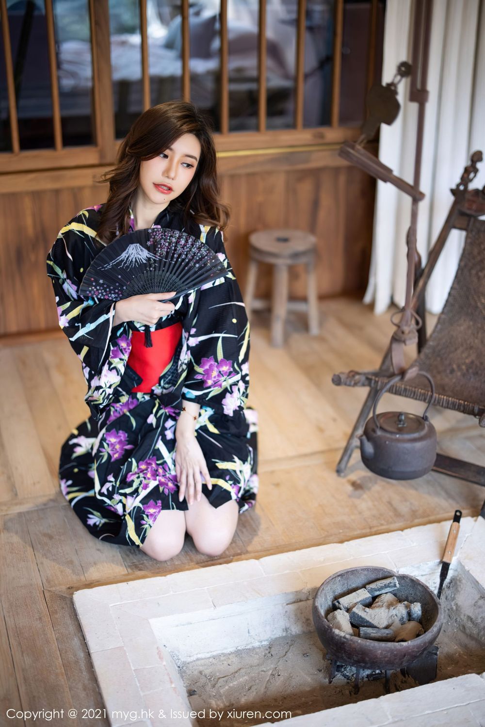 性感女神绮里嘉ula - 和服+红绳系列长三角旅拍