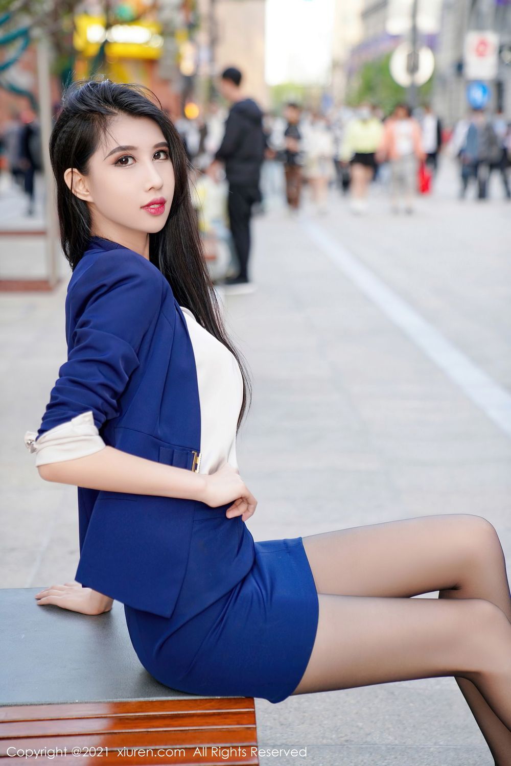 美女模特葛征Model - 职场制服+街拍系列北京旅拍