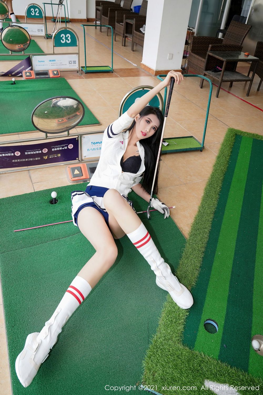 美女模特葛征Model - 高尔夫装扮主题江浙沪旅拍