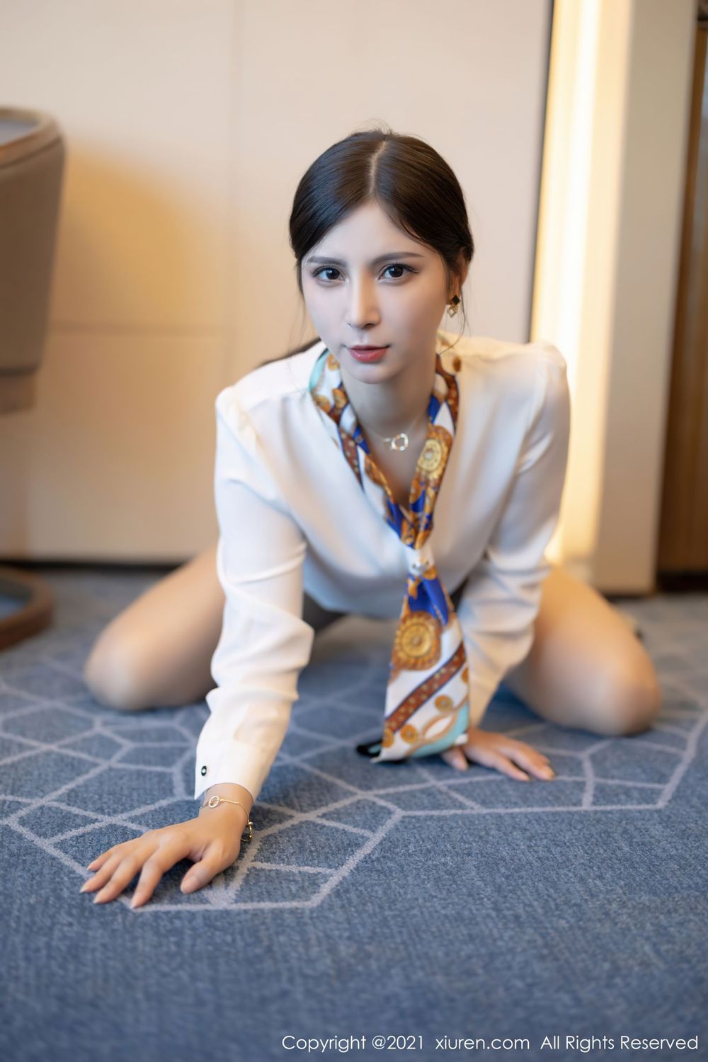 美女模特小蛮妖Yummy - 制服OL+丝袜系列深圳旅拍