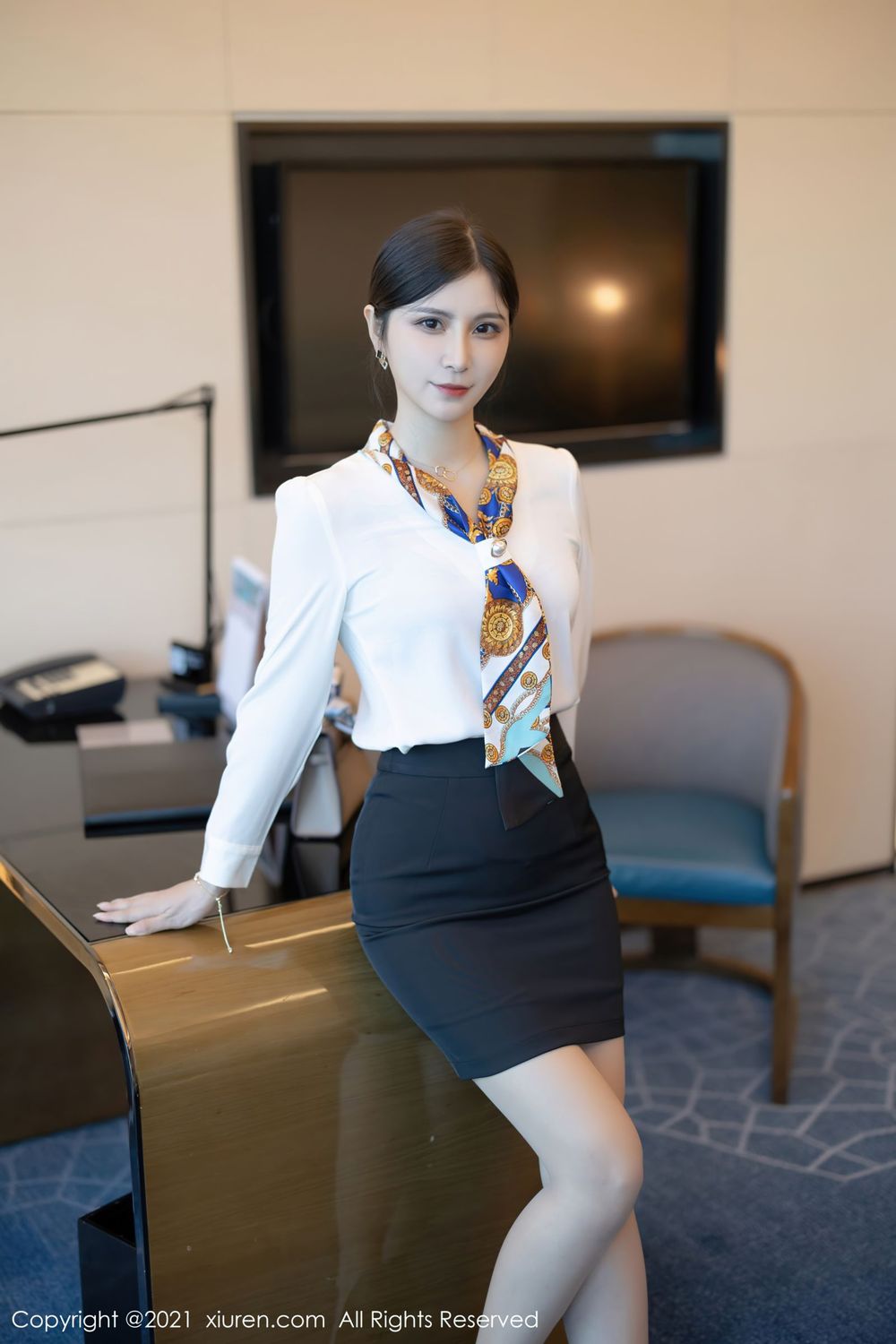 美女模特小蛮妖Yummy - 制服OL+丝袜系列深圳旅拍