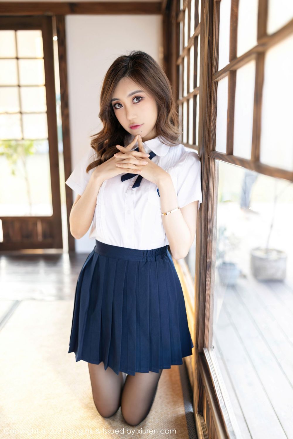 美女模特绮里嘉ula - 校服+黑丝系列性感写真