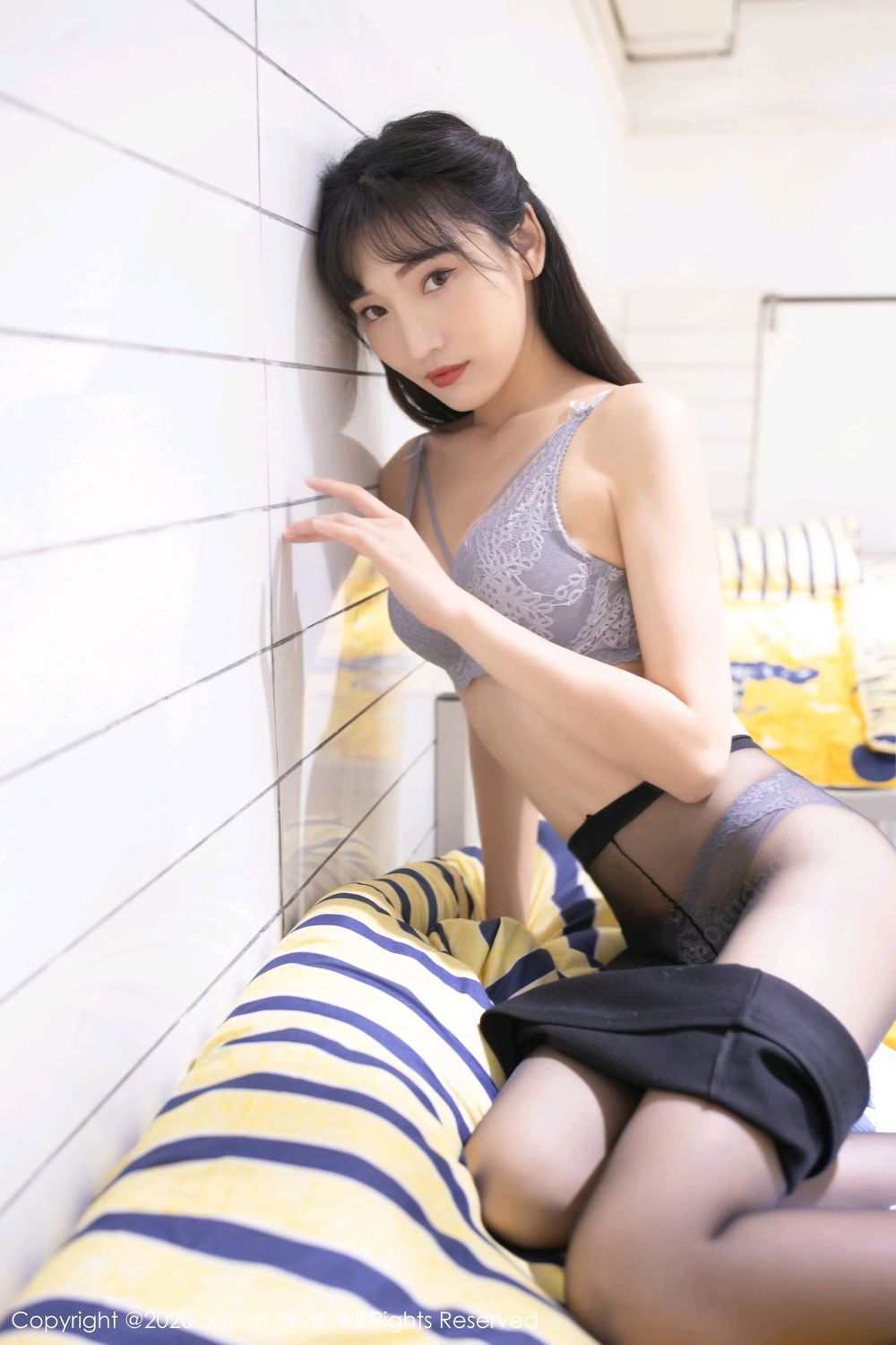 美女模特陆萱萱 - 外出约会+黑丝系列三亚旅拍