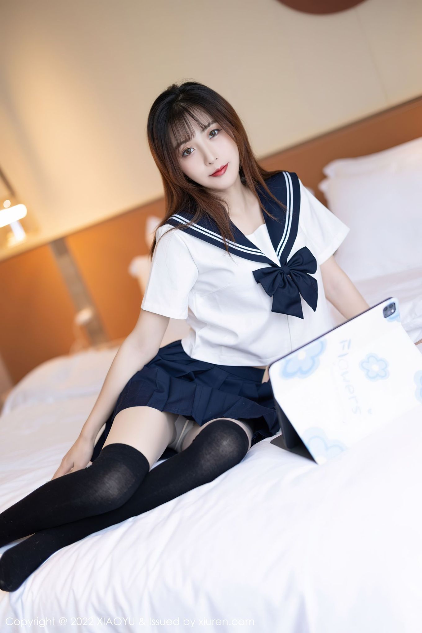 美女模特林星阑 - JK制服+丝袜系列娇媚写真
