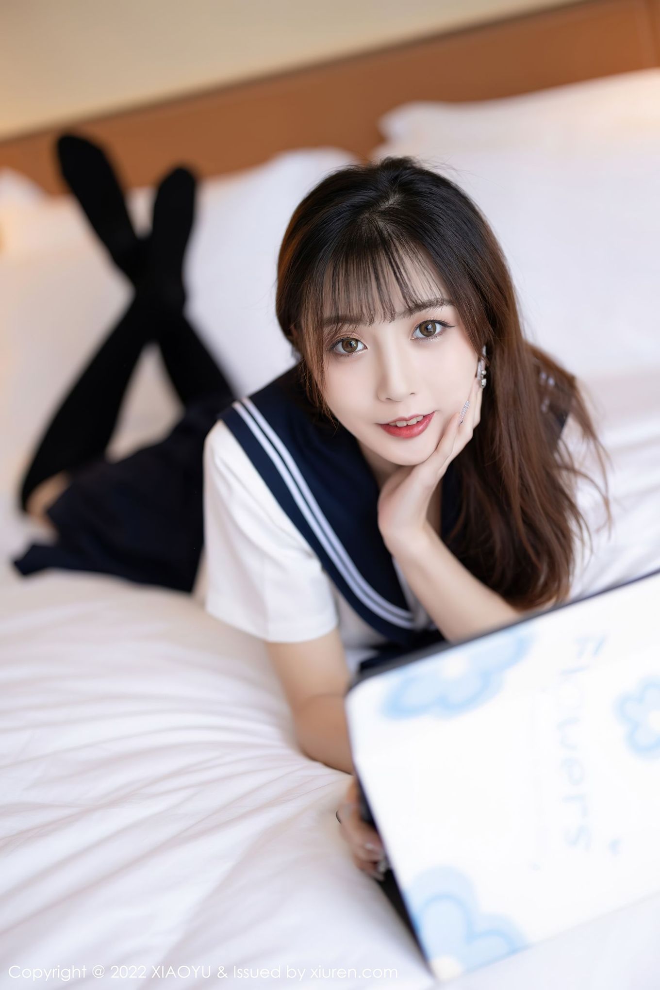 美女模特林星阑 - JK制服+丝袜系列娇媚写真