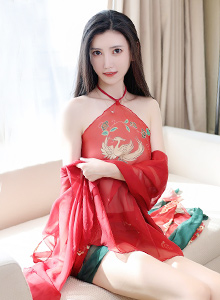 [MFStar模范学院] 新人嫩模吴思晚 - 红色轻纱服饰+异域风情写真 VOL.560