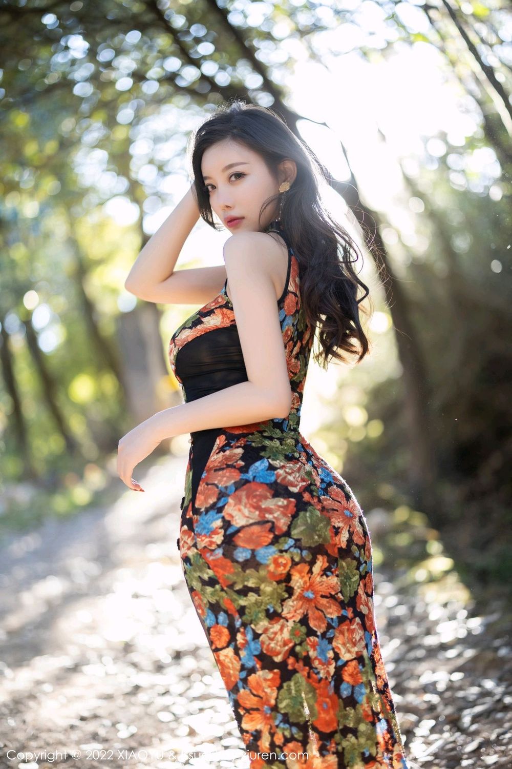 性感女神杨晨晨Yome - 红色长裙+花色旗袍丽江旅拍