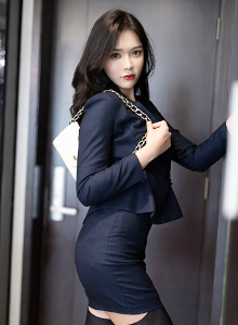 [XiuRen秀人网] 美女模特小娜比 - 职业装服饰+黑丝系列性感写真 No.3703