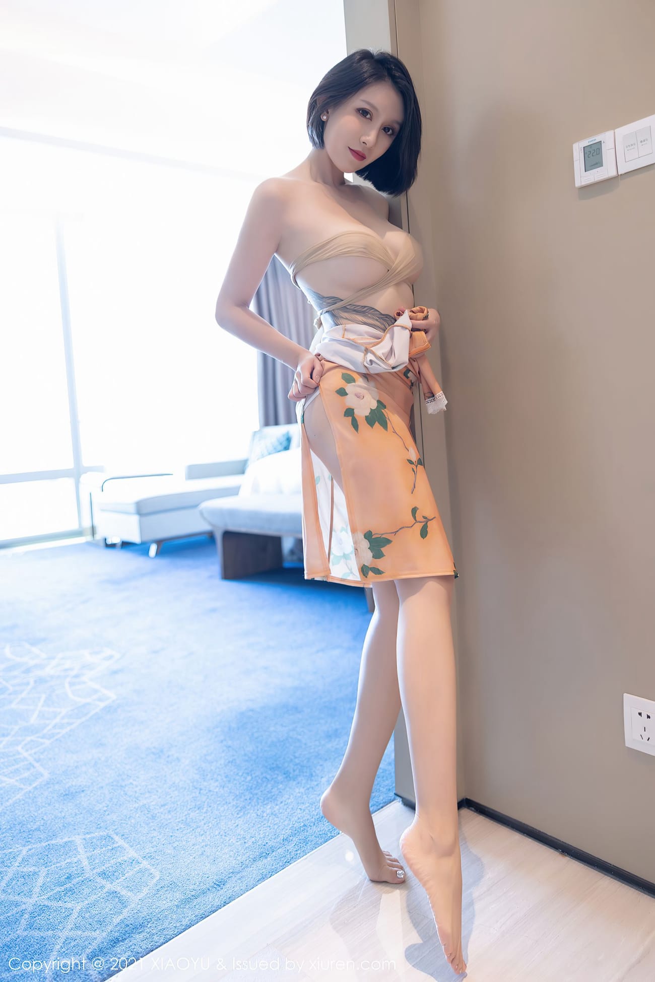 模特潘朵拉 Laa - 旗袍+丝袜系列性感写真