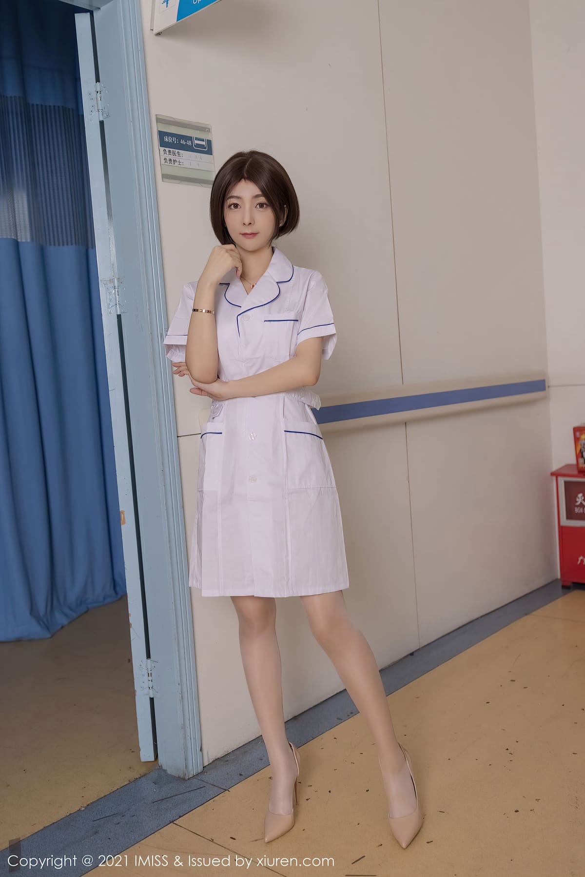 性感女神Angela00 - 护士制服+美腿系列写真