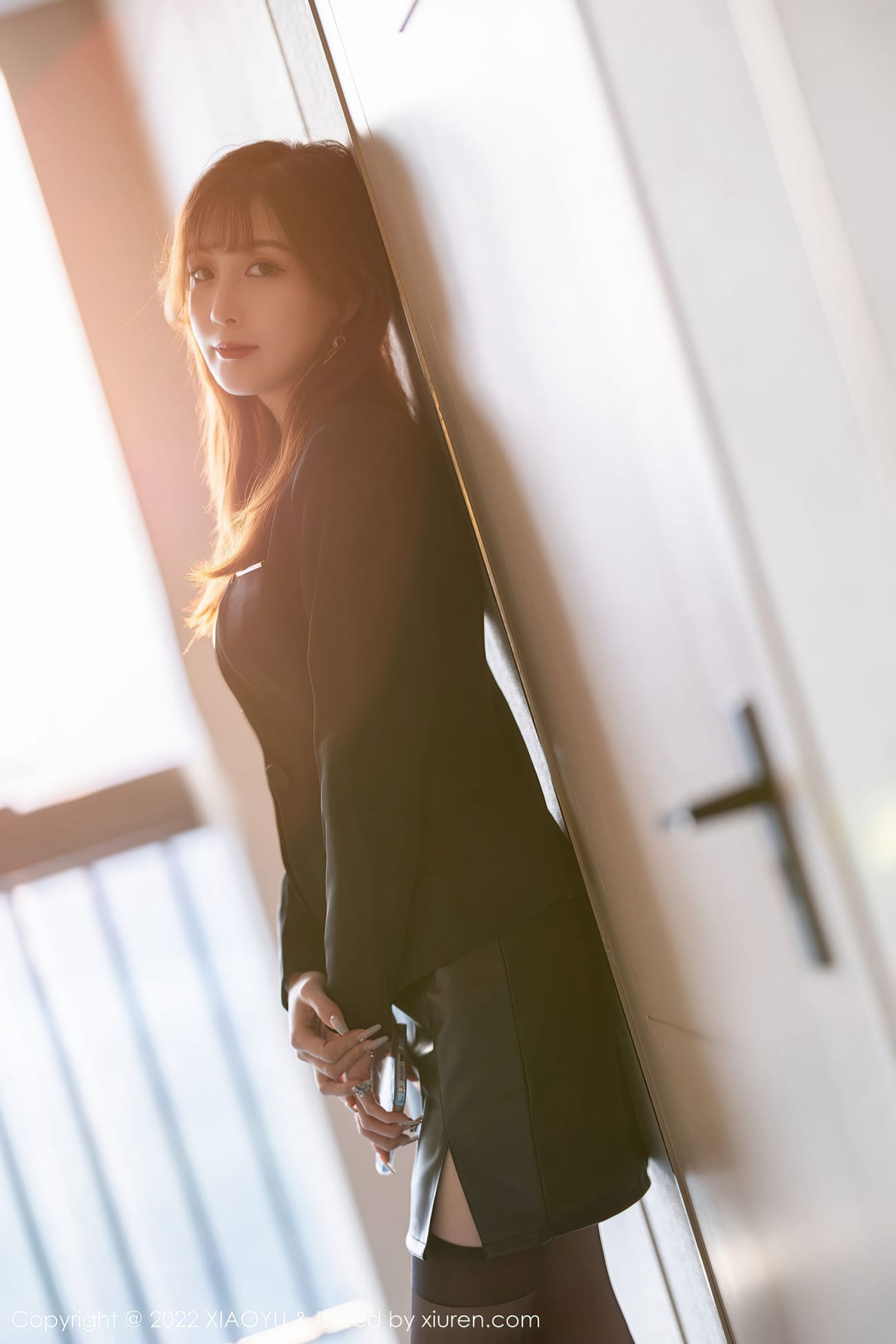 模特林星阑 - 职场OL+黑丝系列性感写真