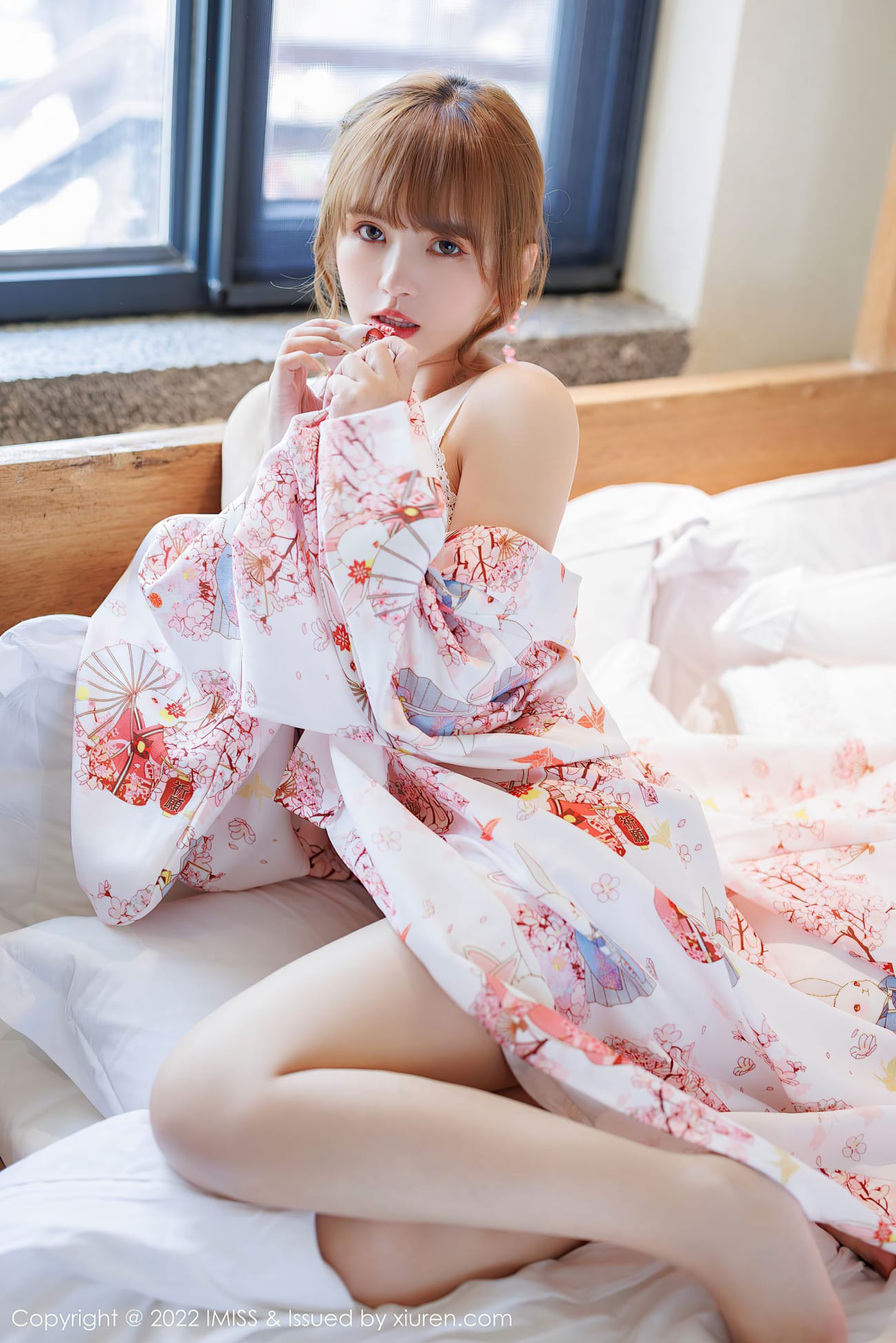 新人模特张思允Nice - 清新和服+内衣系列心愿写真