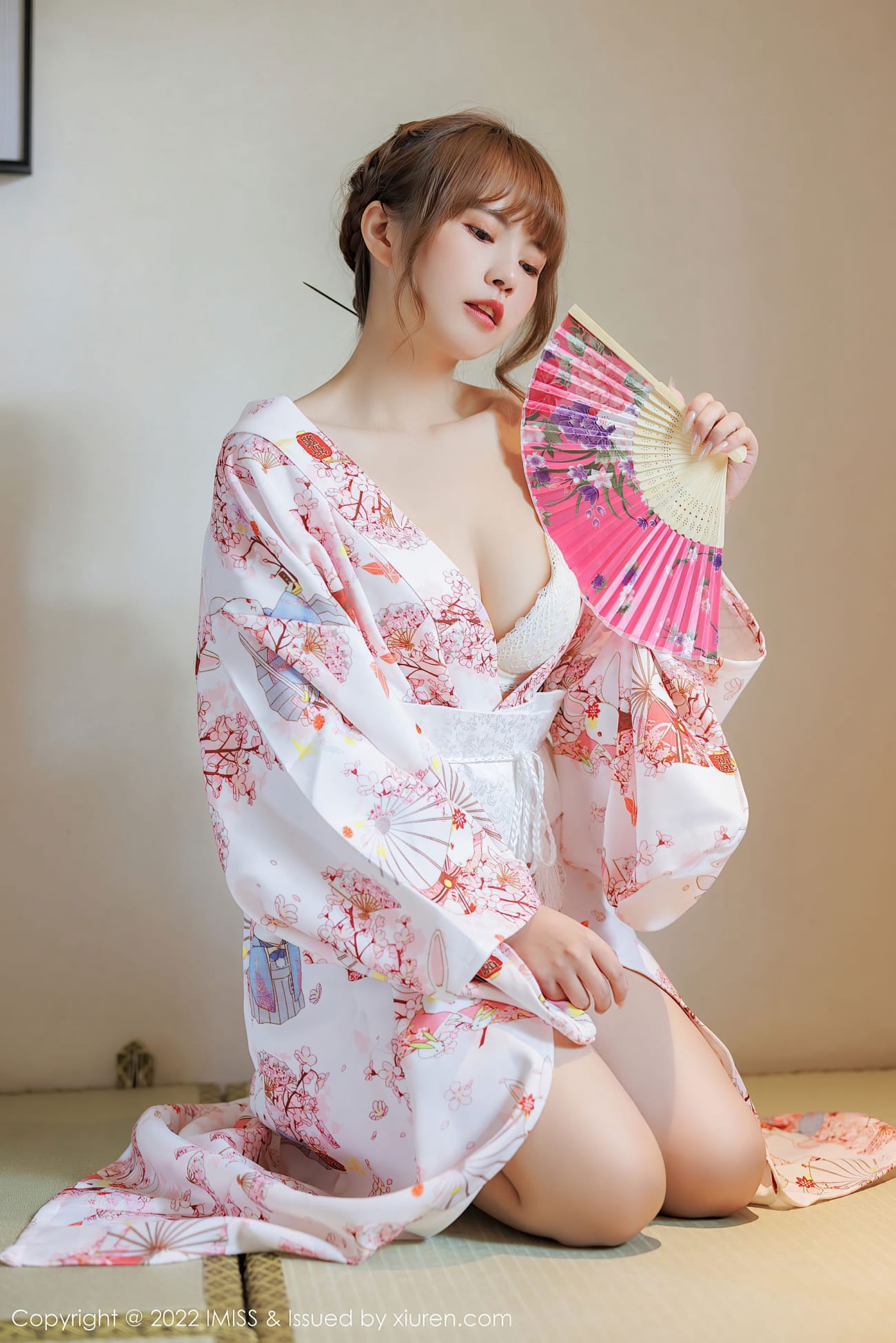 新人模特张思允Nice - 清新和服+内衣系列心愿写真