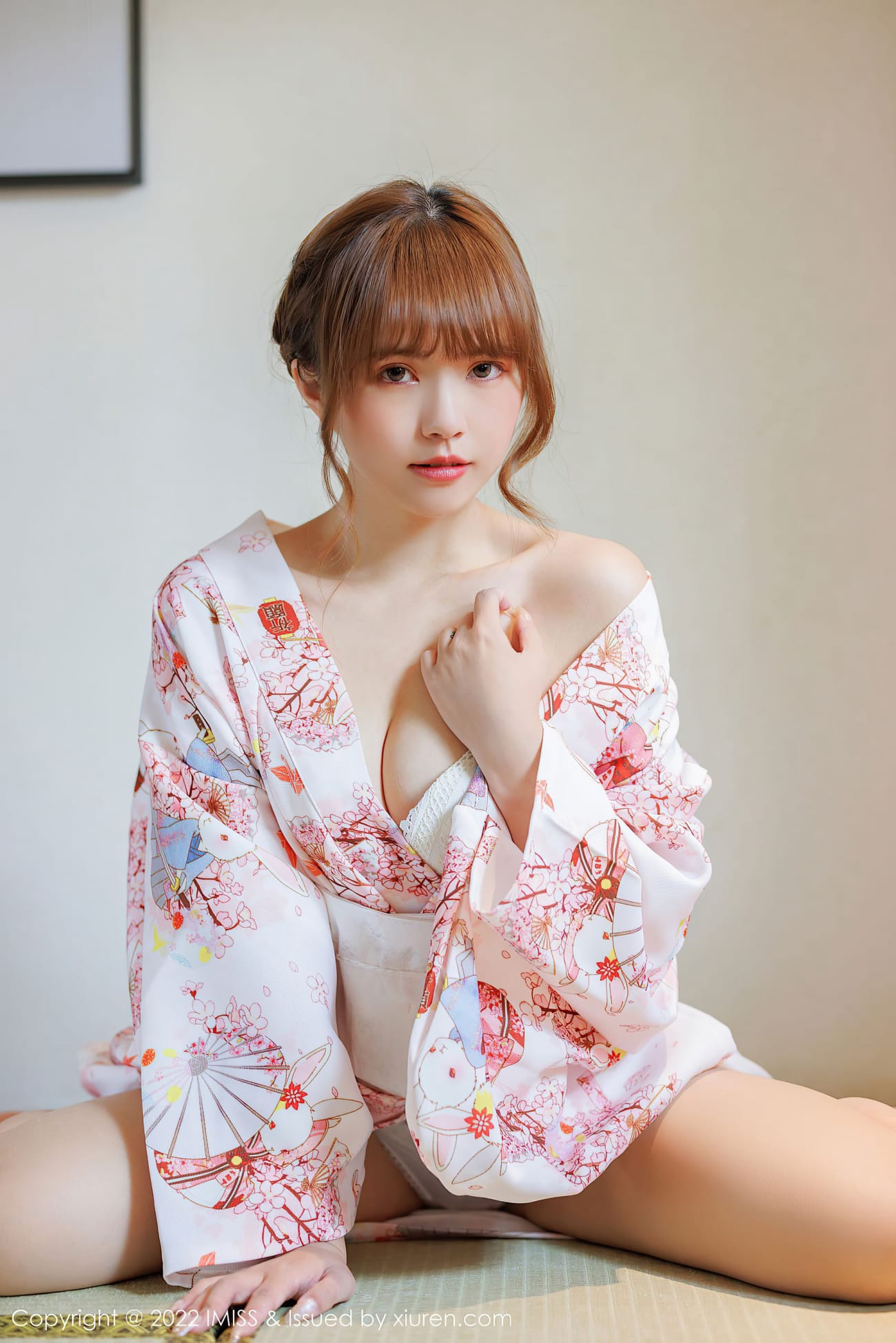 新人模特张思允Nice - 清新和服+内衣系列心愿写真
