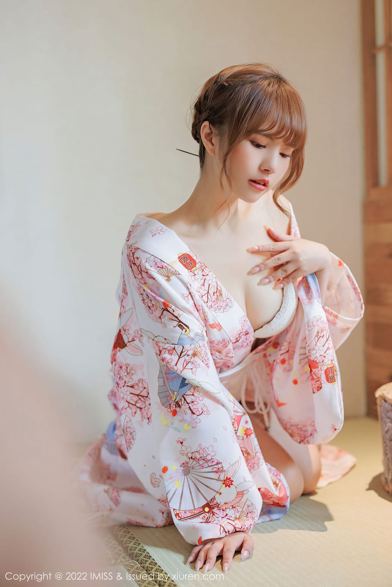 新人模特张思允Nice - 清新和服+内衣系列心愿写真