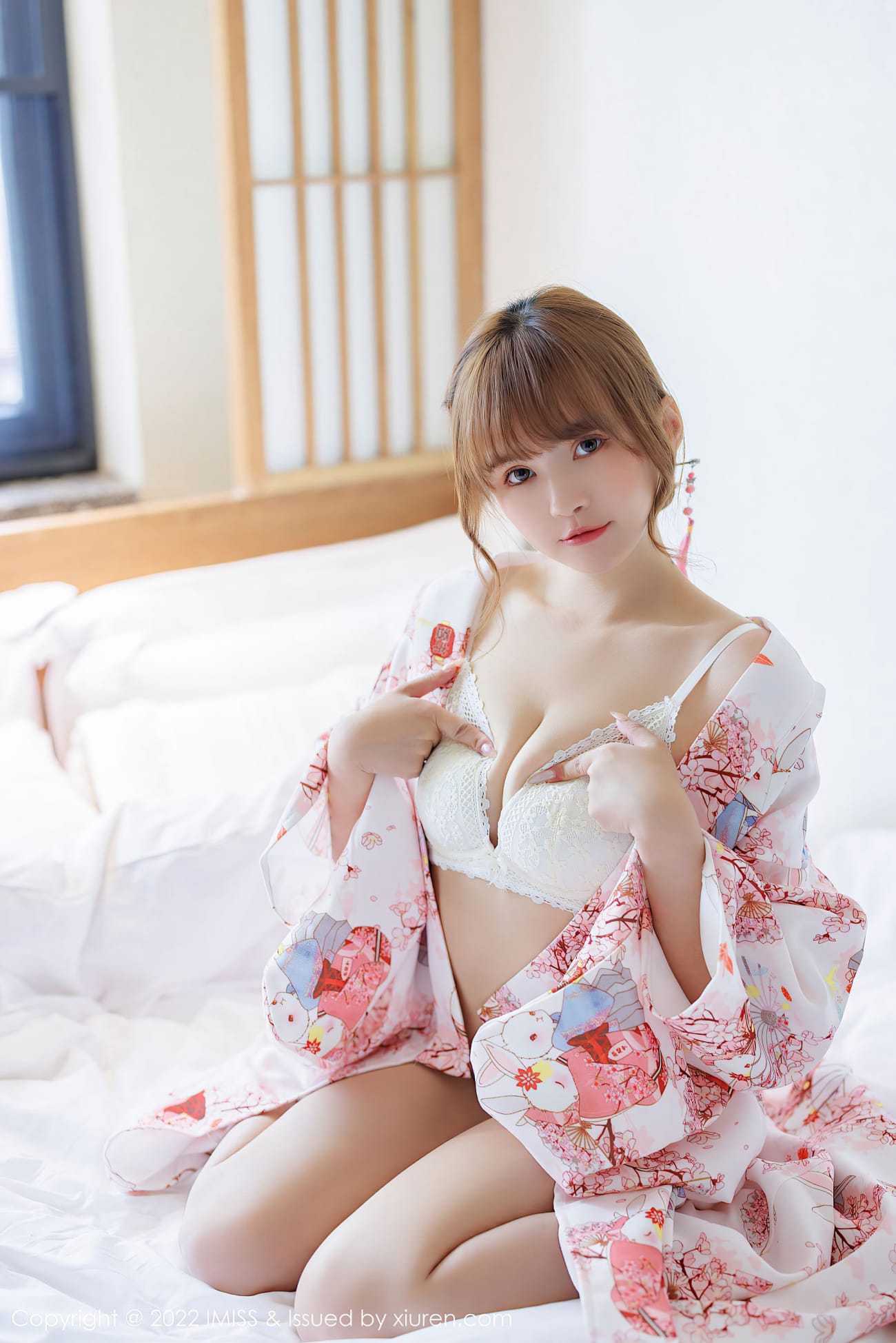 新人模特张思允Nice - 清新和服+内衣系列心愿写真