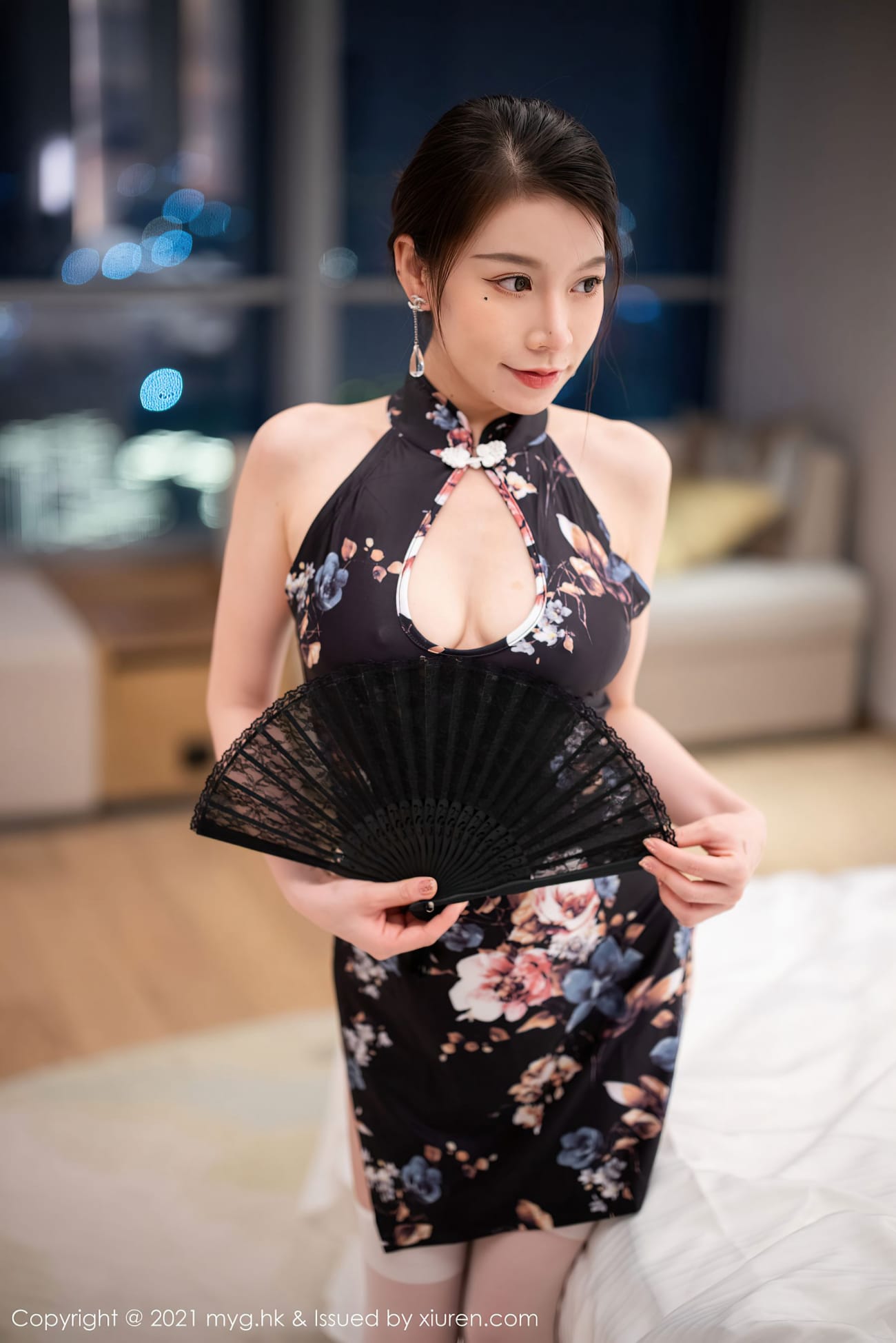 模特Vetiver嘉宝贝儿 - 古典旗袍+丝袜系列杭州旅拍