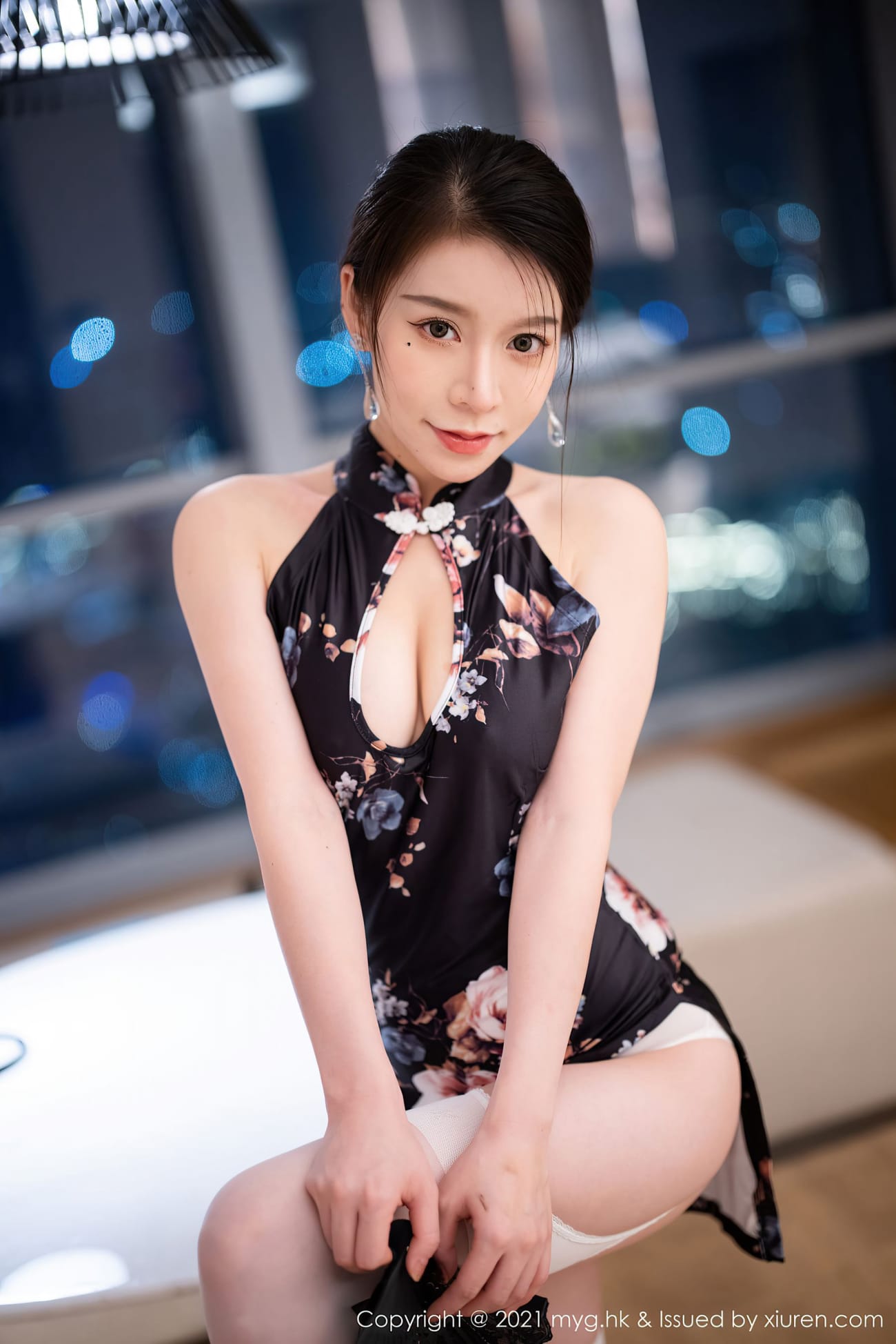 模特Vetiver嘉宝贝儿 - 古典旗袍+丝袜系列杭州旅拍