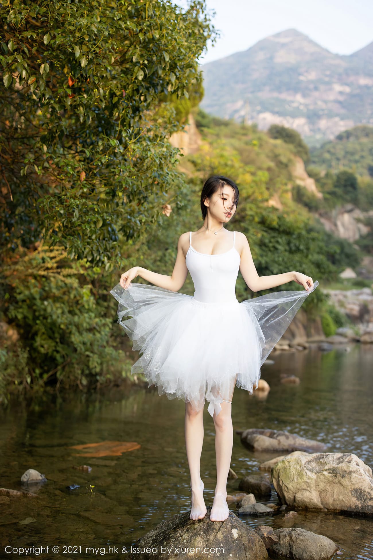 模特vetiver嘉宝贝儿 - 芭蕾服饰+丝袜主题长三角旅拍