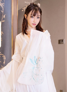 [秀人XiuRen] No.4344 模特西门小玉 - 白色古装服饰装扮性感写真