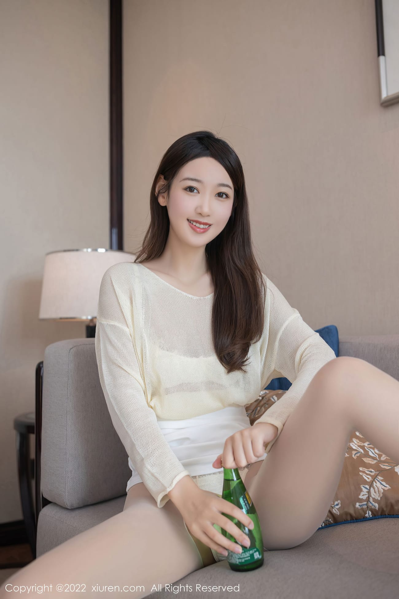 唐安琪 - 清透上衣+白色短裙珠三角旅拍