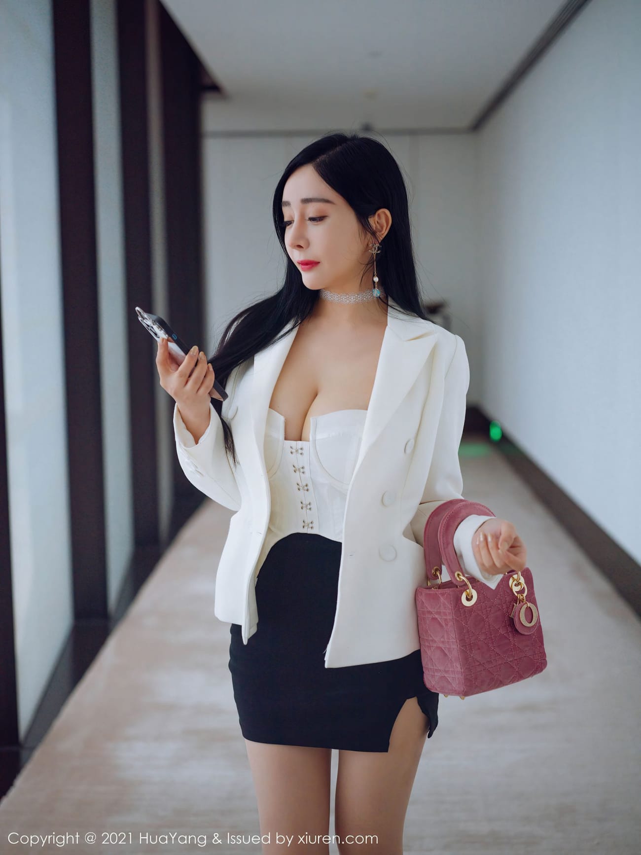 模特允爾 - 白色制服+保险经纪主题厦门旅拍