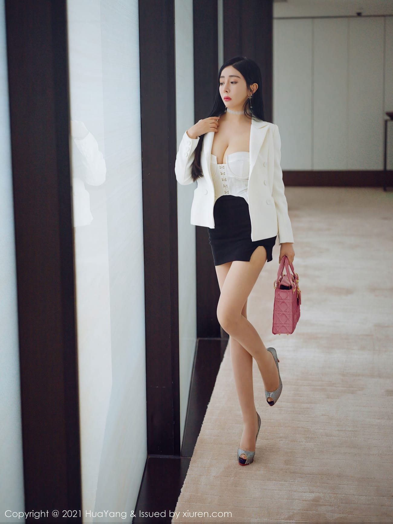 模特允爾 - 白色制服+保险经纪主题厦门旅拍