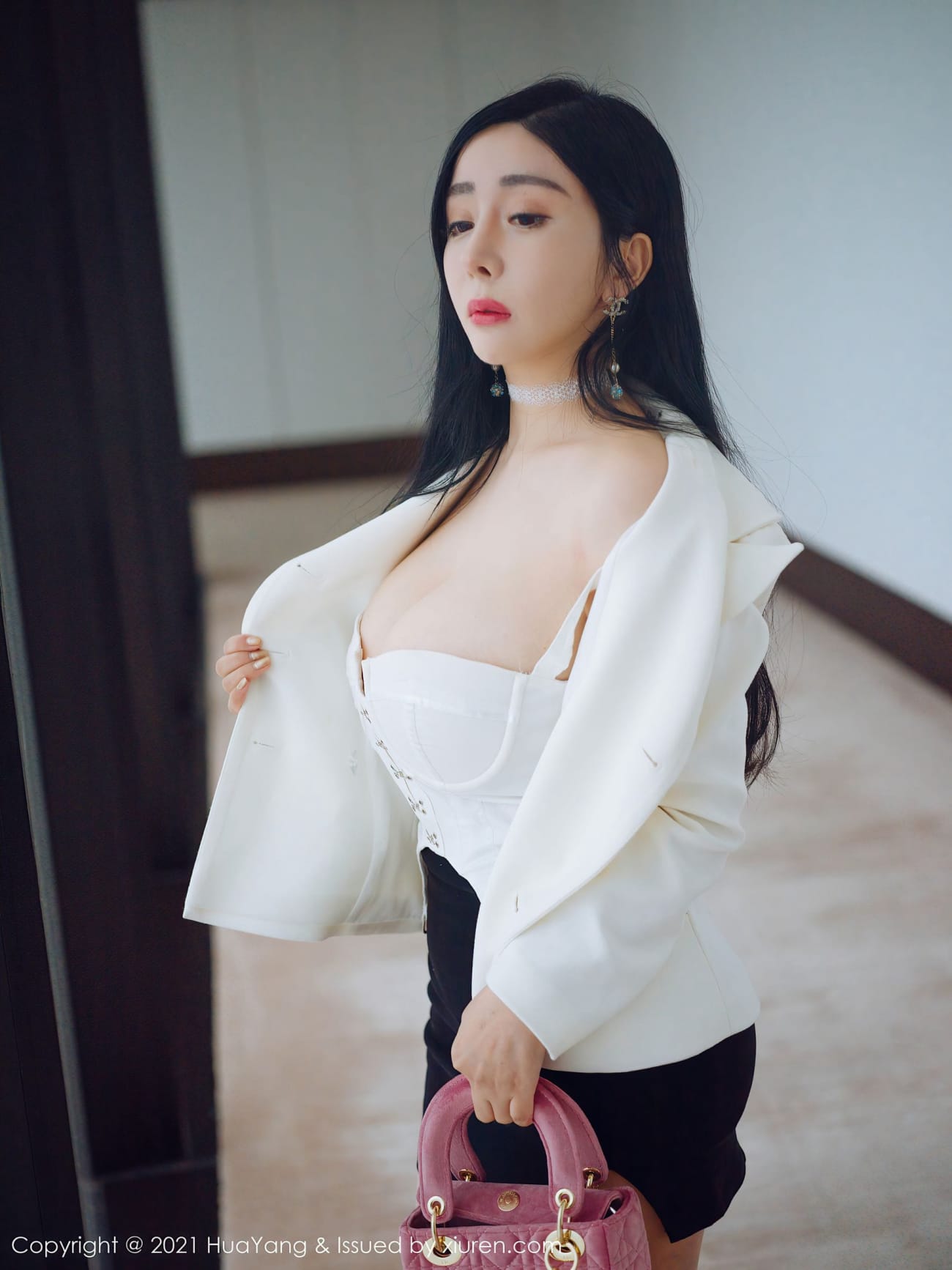 模特允爾 - 白色制服+保险经纪主题厦门旅拍