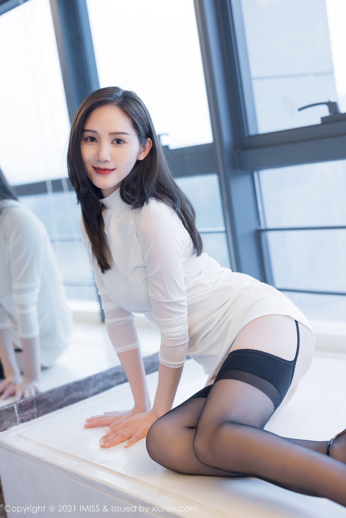 模特SISY思 - 都市丽人+黑丝美腿气质写真