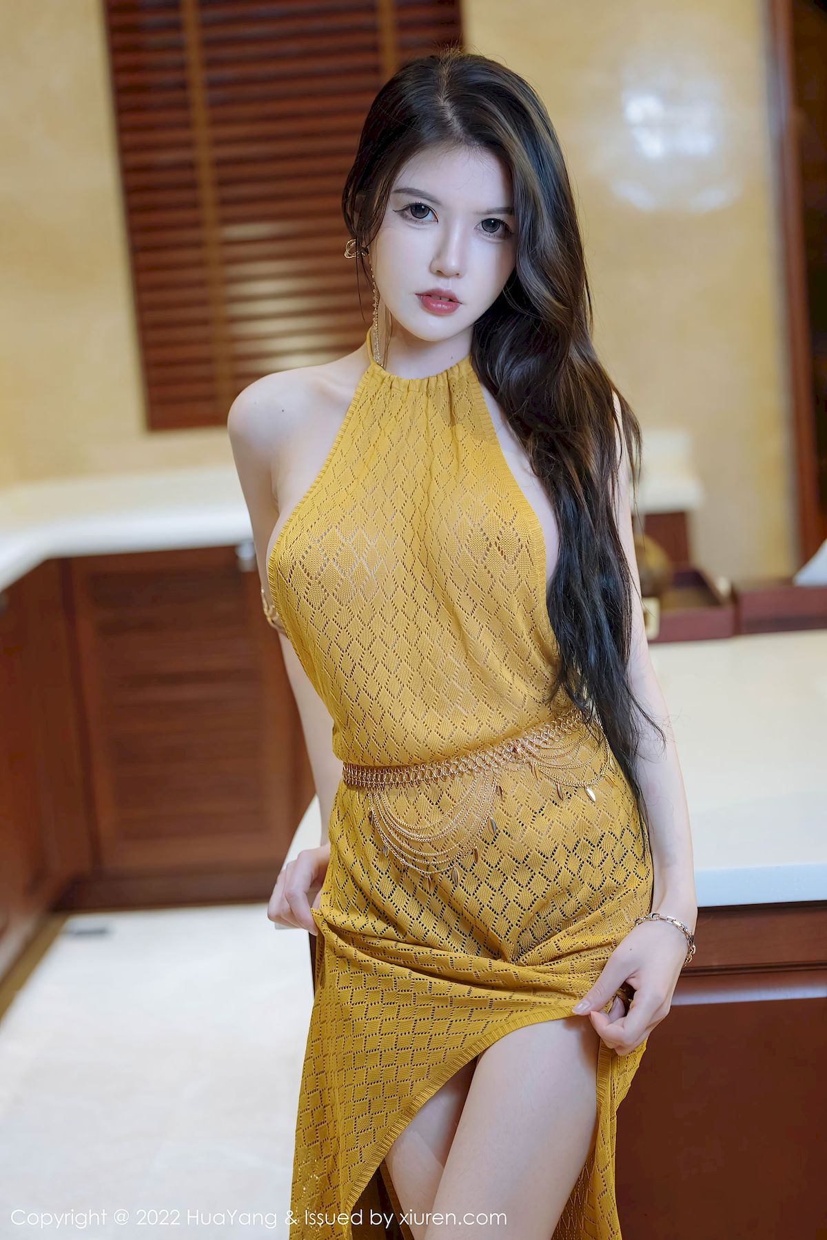媛媛酱belle - 黄色连衣裙+美腿系列珠三角旅拍