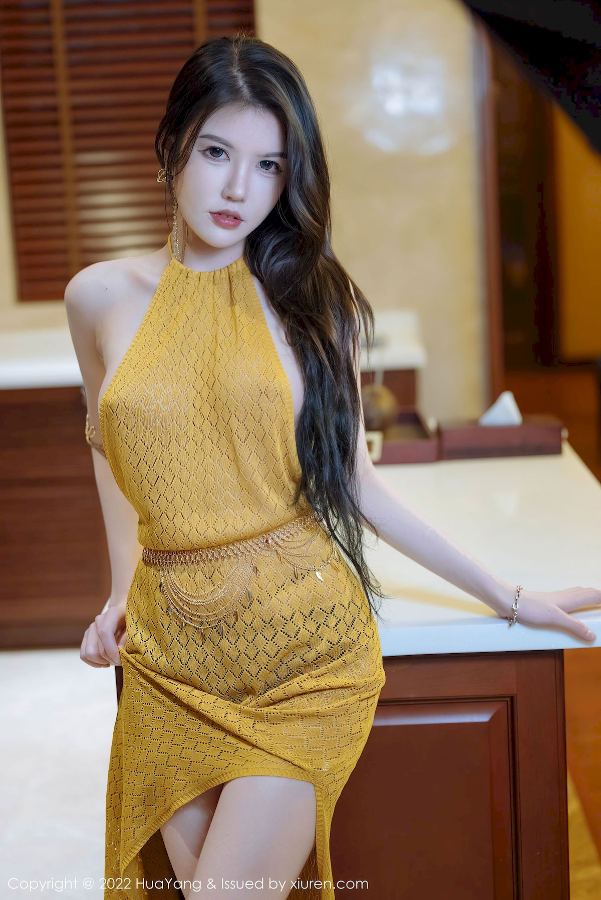 媛媛酱belle - 黄色连衣裙+美腿系列珠三角旅拍
