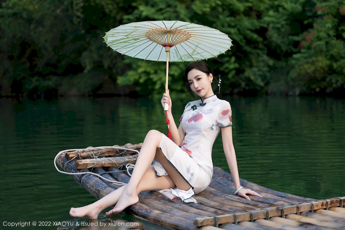 王馨瑶yanni - 旗袍服饰+原色丝袜杭州旅拍