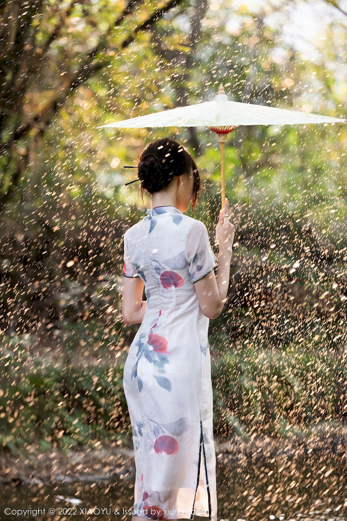 王馨瑶yanni - 旗袍服饰+原色丝袜杭州旅拍